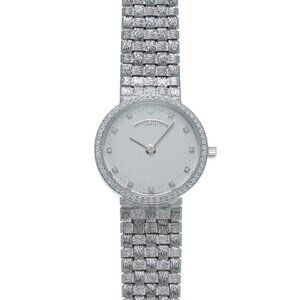 VACHERON CONSTANTIN Mesh doll bezel diamond 11P diamond 27593/206G Silver La...